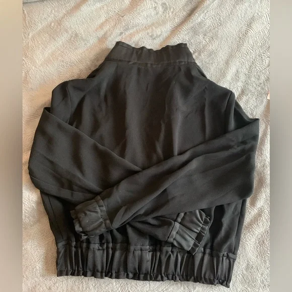 Dynamite black crop bomber jacket - Picture 3 of 8